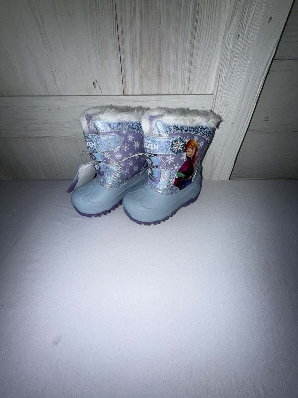 Disney Frozen Winter Boot Size 9 Light-Up Snow Boots Toddler Girls